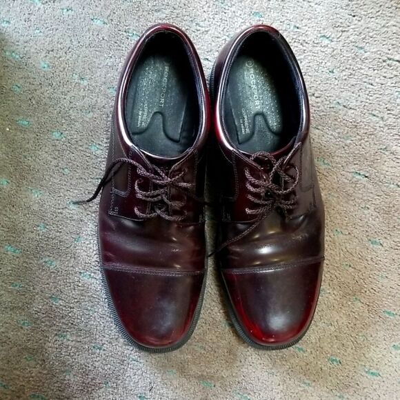 MEN'S ROCKPORT BROWN SHOES!!! 10 AND 1/2 MEDIUM!!! - Picture 1 of 7